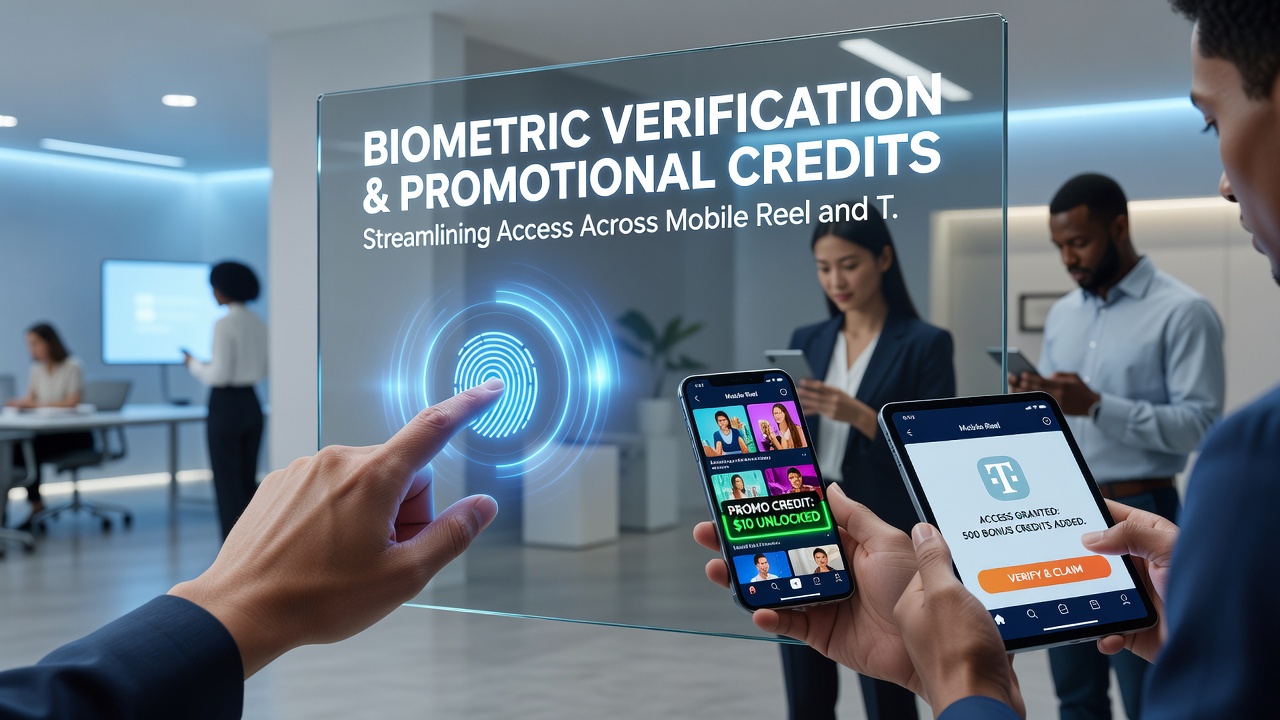 Integration biometrischer Systeme für Werbeguthaben in mobilen Tischspielen und Walzenplattformen