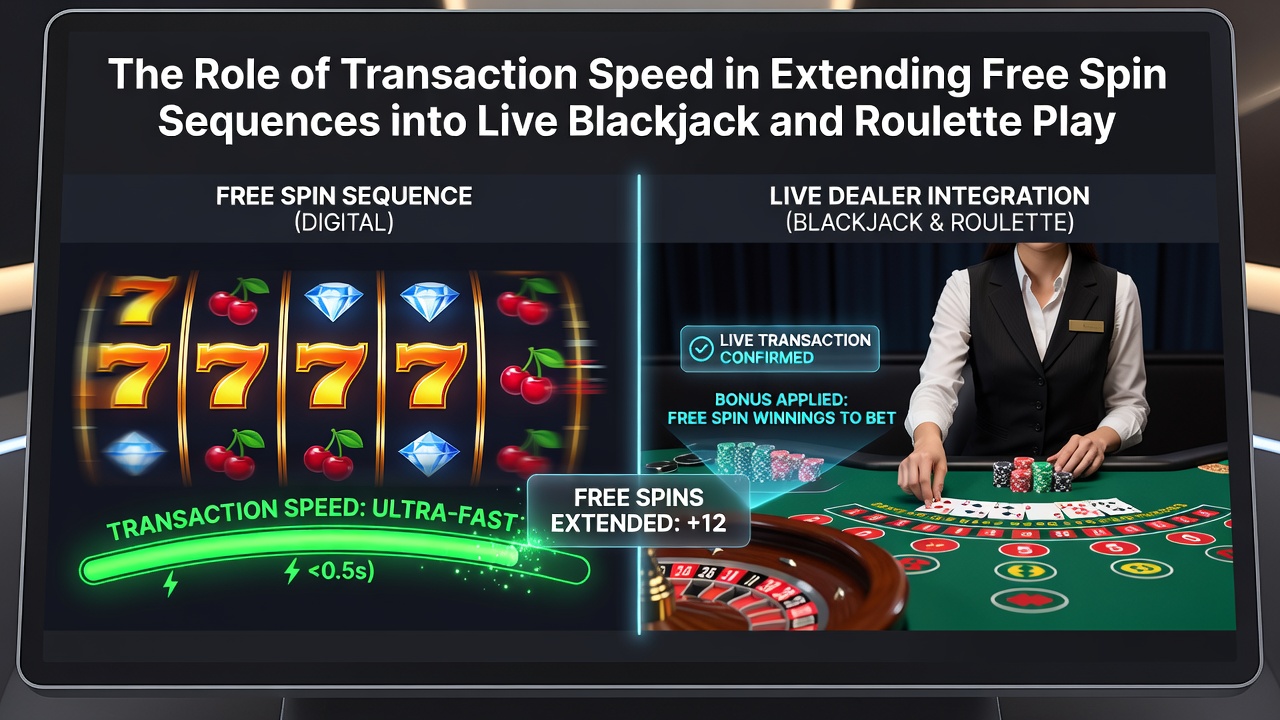 Schnittstelle einer mobilen App während des Übergangs von Freispielen zu Live-Roulette